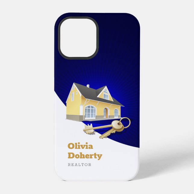 Coque iPhone Agent immobilier | Maison Parfaite (Verso)