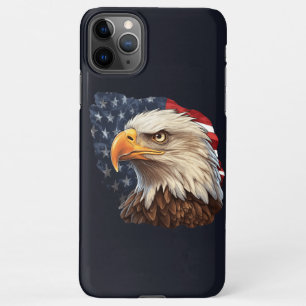 Coque iPhone 11Pro Max Aigle à drapeau américain