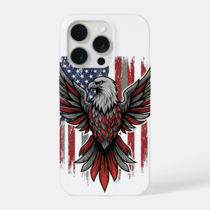 Coque iPhone 15 Pro Aigle américain