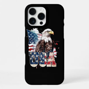 Coque iPhone 16 Pro Max Aigle américain à tête blanche 250e anniversaire d