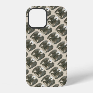 Coque iPhone 12 Aigle Art Nouveau Vintage, Oiseaux de Proie