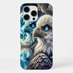 Coque iPhone 16 Pro Max Aigle céleste veillant sur l'océan lumineux