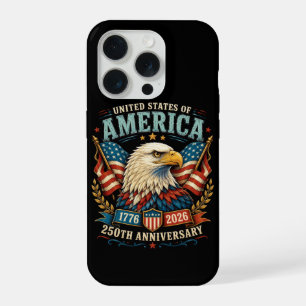 Coque iPhone 15 Pro Aigle de la célébration du 250e anniversaire de l'