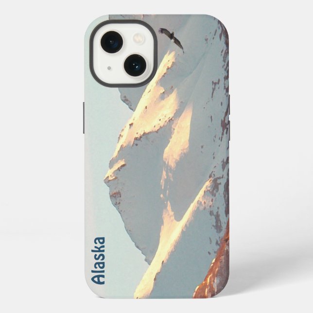 Coque iPhone Aigle d'hiver (Verso)