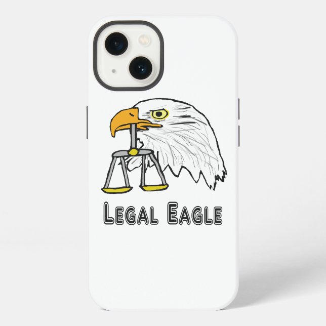 Coque iPhone Aigle juridique (Verso)