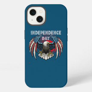 Etui iPhone 13 Aigle Patriotique 4 Juillet Juillet Quatre Juillet