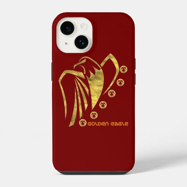 Coque iPhone Aigle royal (Verso)
