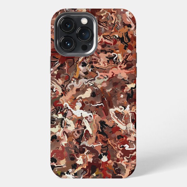 Coque iPhone Aiguilles Abstraites (Verso)