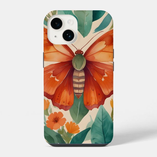Coque iPhone Ailes Ambrées (Verso)