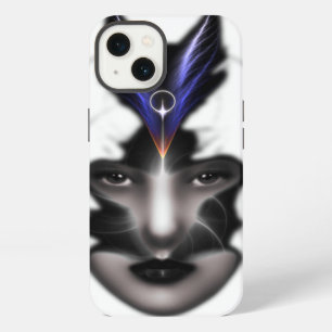 Etui iPhone 13 Ailes d'ange aux yeux d'ange du vent