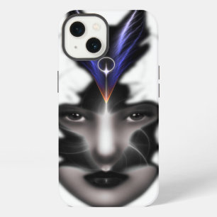 Etui iPhone 13 Ailes d'ange aux yeux d'ange du vent
