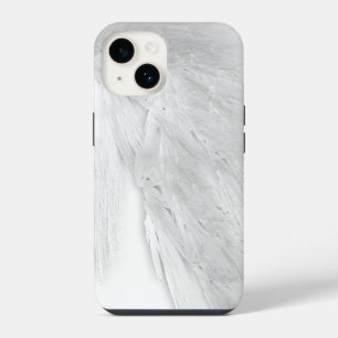 Coque Pour iPhone 14 AILES D'ANGE Blanc Droite Personnalisable