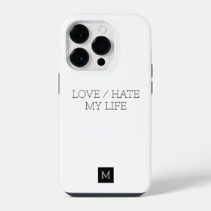 Coque Pour iPhone 14 Plus Aimer/haïr ma vie
