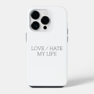 Coque Pour iPhone 14 Plus Aimer/haïr ma vie