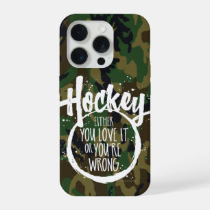 Coque iPhone 15 Pro Aimer le hockey