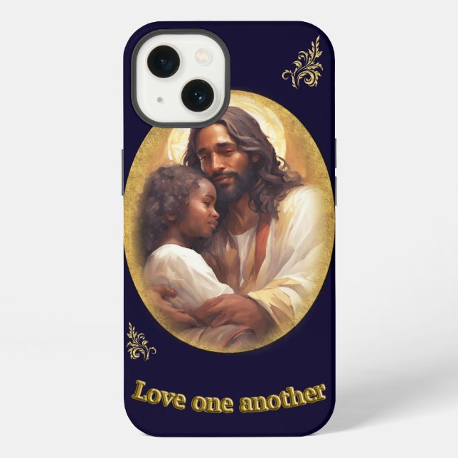 Coque iPhone Aimez les uns les autres (Verso)