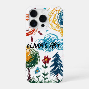 Coque iPhone 16 Pro Ajoutez le travail artistique de votre enfant à ce
