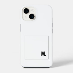 Coque Pour iPhone 14 Ajoutez Votre Nom Moderne Minimaliste