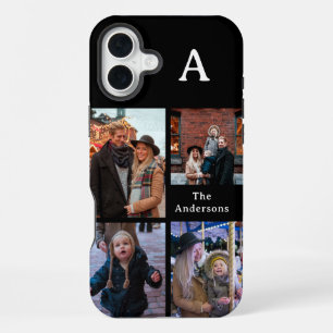 Coque iPhone 16 Plus Ajoutez Votre Photo 4 Personnalisée, Votre Monogra