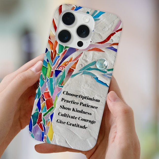 Coque iPhone Ajoutez Votre Propre Citation Inspirante  (Créateur téléchargé)