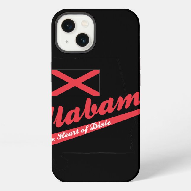 Coque iPhone Alabama Cœur de Dixie (Verso)