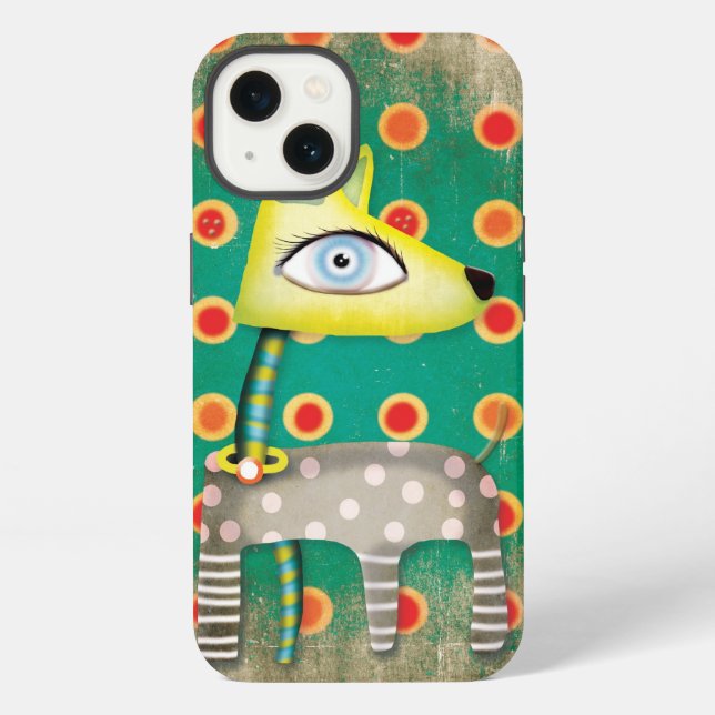 Coque iPhone Alebrije de chien (Verso)