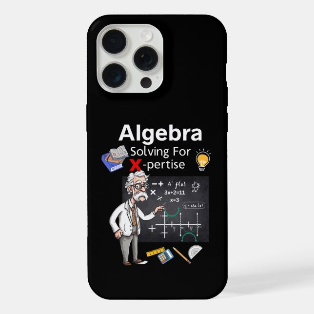 Coque iPhone Algebra Solving For X-pertise (Verso)