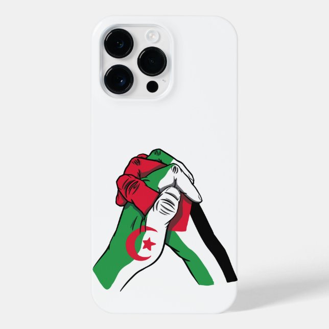 COQUE iPhone ALGÉRIE ET PALESTINE MAINS (Verso)