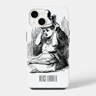 Coque Pour iPhone 14 Alice au pays des merveilles vintage, Alice avec l