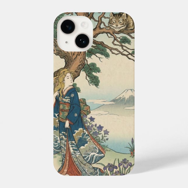 Coque iPhone Alice Lost in Japan | Ukiyo-e Mad Journey (Verso)