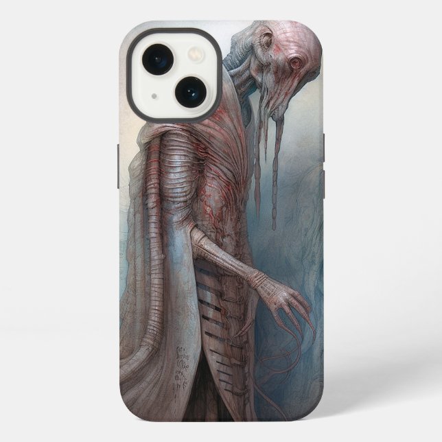 Coque iPhone Alien Créature Science Fiction (Verso)