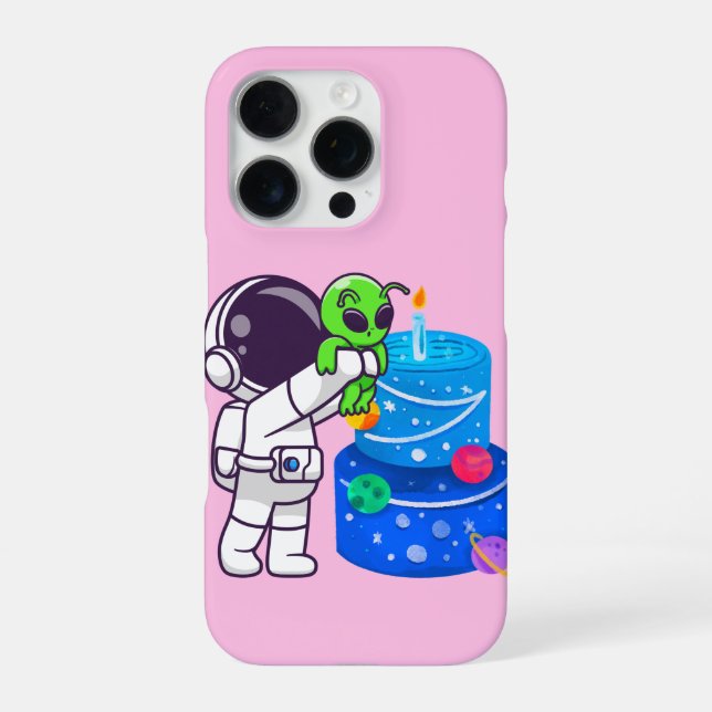 Coque iPhone Alien d'anniversaire (Verso)