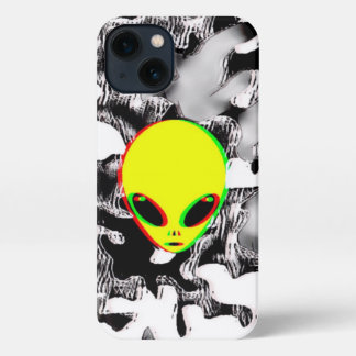 Etui iPhone 13 Alien de Trippy Camo