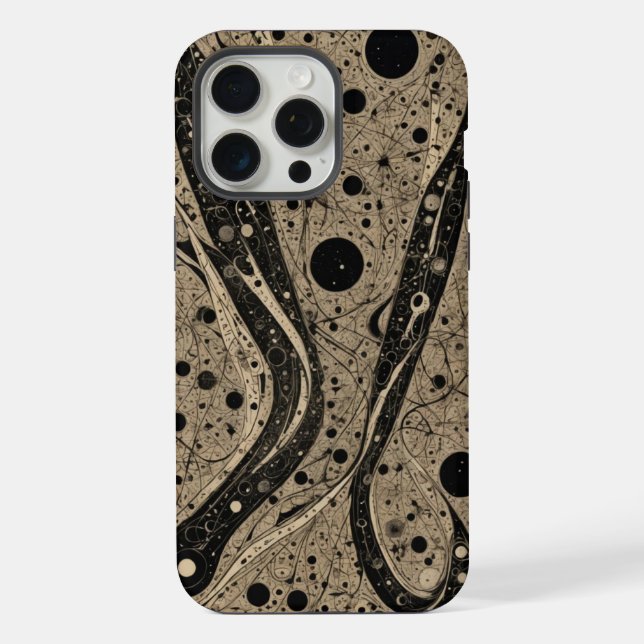 Coque iPhone Alien Doodle (Verso)