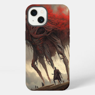 Etui iPhone 13 Alien géant Marche Science Fiction Horreur Art