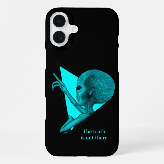 Coque iPhone Alien Gris, la vérité est ailleurs (Verso)
