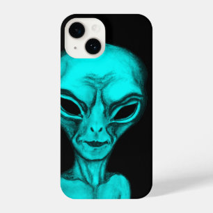 Coque Pour iPhone 14 Alien, je veux croire
