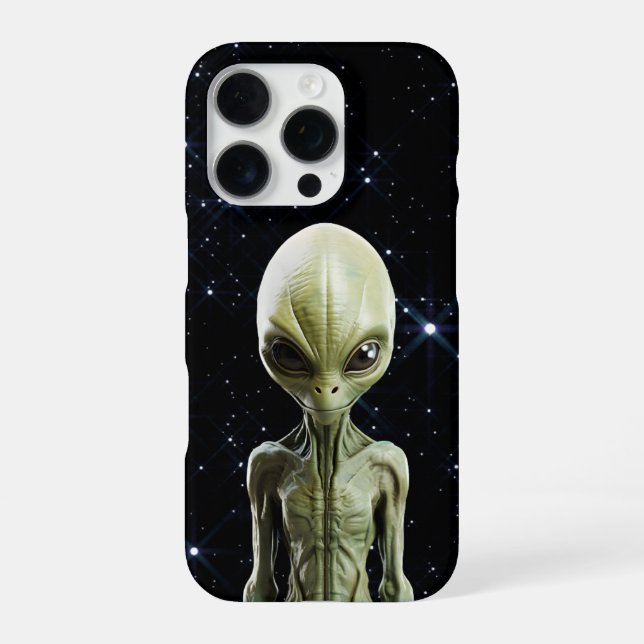Coque iPhone Alien Réaliste  (Verso)