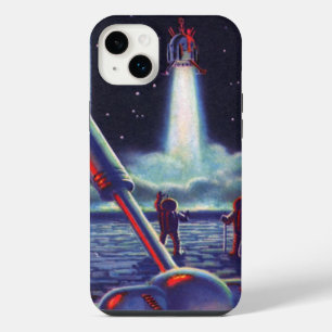 Aliens de la science-fiction vintage saluent la fu