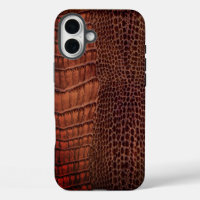 Aligator Classic Reptile en cuir (Faux)