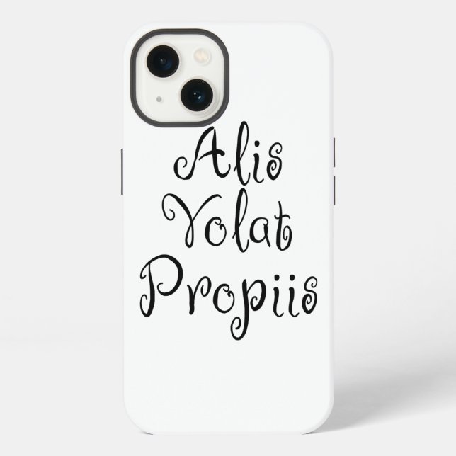 Coque iPhone Alis Volat Propiis (Verso)