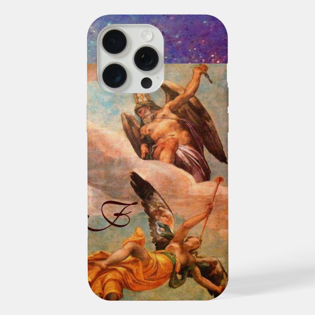 COQUE iPhone ALLÉGORIE DE TEMPS ET DE FAME MONOGRAMME (Verso)