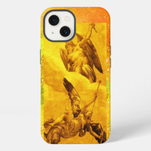 Etui iPhone 13 ALLÉGORIE DU TEMPS ET DE LA FAMEUR Jaune Or