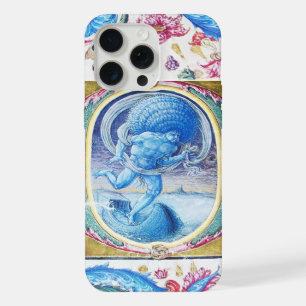 COQUE iPhone 15 PRO MAX ALLÉGORIE DU VENT MINIATURE FLEURIE ANTIQUE MONOGR