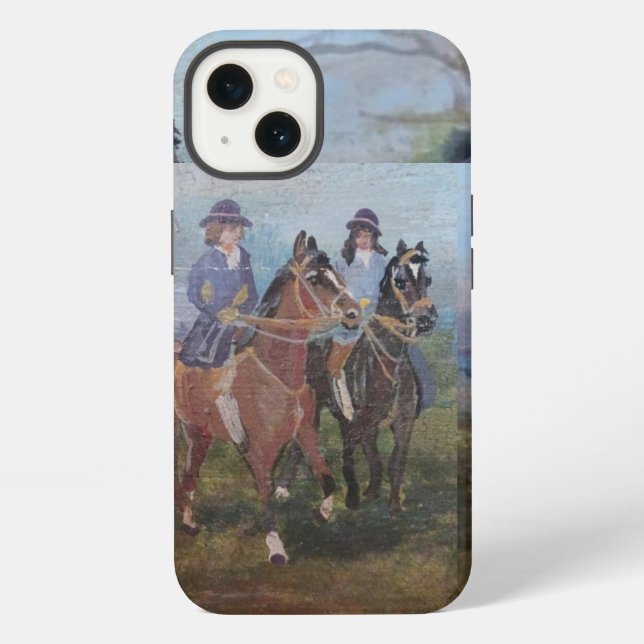 Coque iPhone allons chasser le renard (Verso)