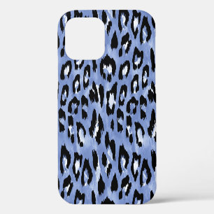 Coque iPhone 12 Allure de la peau animale : léopard d'aquarelle