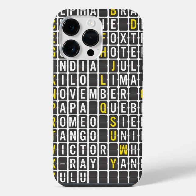 Coque iPhone Alpha-Bravo-Charlie (Verso)