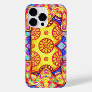 Coque Pour Pour iPhone 14 Pro Max Alphabet B mandala