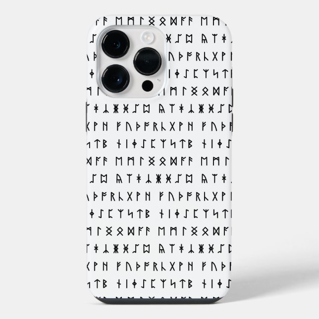 Coque iPhone Alphabet Runique [Futhorc] (Verso)