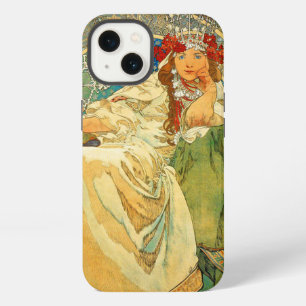Etui iPhone 13 Alphonse Mucha Art Nouveau Princesse Hyacinthe